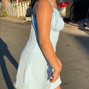 baby blue cami dress